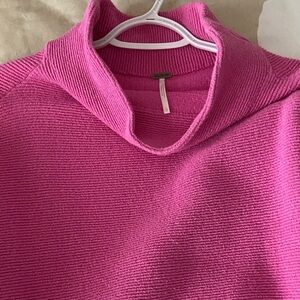 Free People Pink Ottoman Sweater